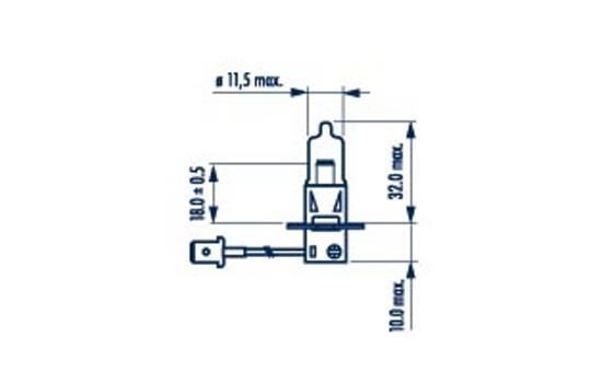 NARVA, Ampoule, projecteur longue portée