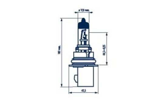 NARVA, Ampoule, projecteur longue portée