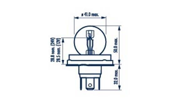 NARVA, Ampoule, projecteur longue portée