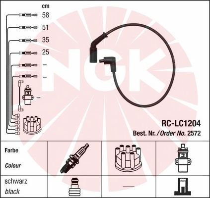 NGK, Kit de câbles d'allumage