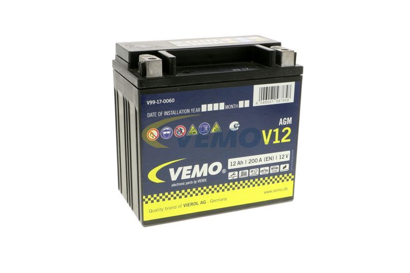 VEMO, Batterie de démarrage