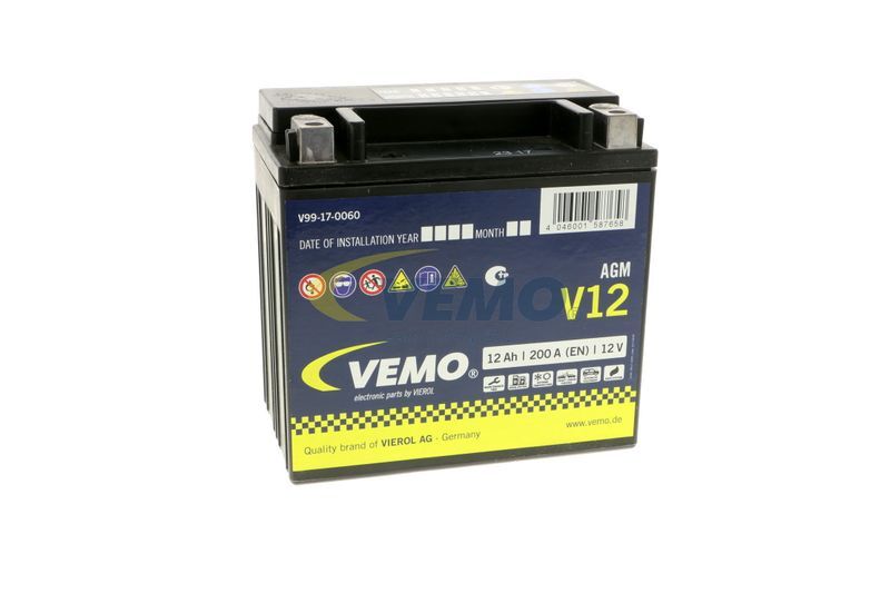 VEMO, Batterie de démarrage