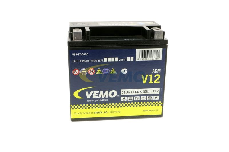 VEMO, Batterie de démarrage