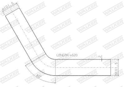 WALKER, Tuyau d'échappement