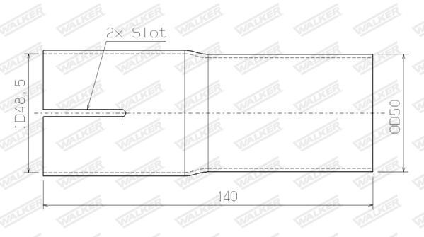 WALKER, Tuyau d'échappement