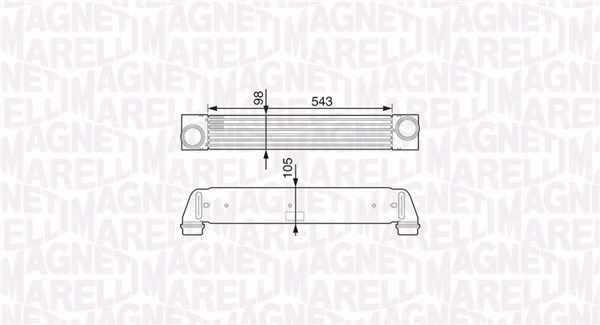 MAGNETI MARELLI, Intercooler, échangeur