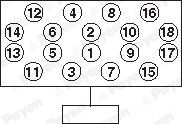 PAYEN, Jeu de boulons de culasse de cylindre