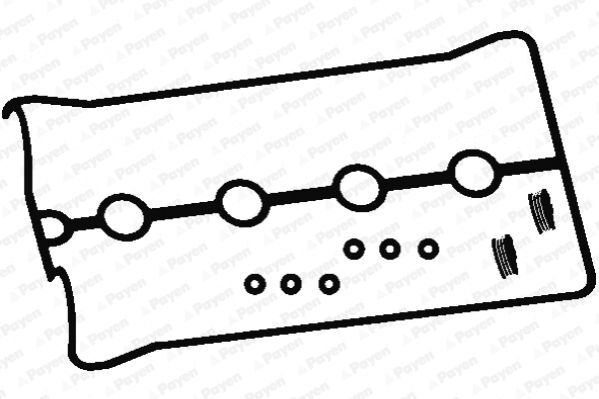 PAYEN, Jeu de joints d'étanchéité, couvercle de culasse