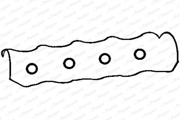 PAYEN, Jeu de joints d'étanchéité, couvercle de culasse