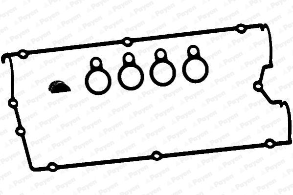 PAYEN, Jeu de joints d'étanchéité, couvercle de culasse