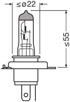 OSRAM, Ampoule, projecteur longue portée