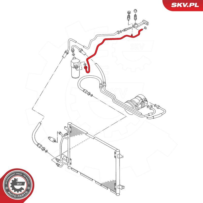 ESEN SKV, Conduite à haute/basse pression, climatisation