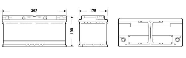 EXIDE, Batterie de démarrage