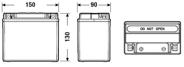 EXIDE, Batterie de démarrage