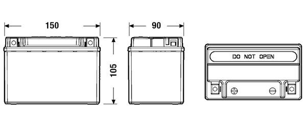 EXIDE, Batterie de démarrage