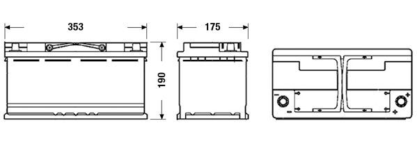 EXIDE, Batterie de démarrage