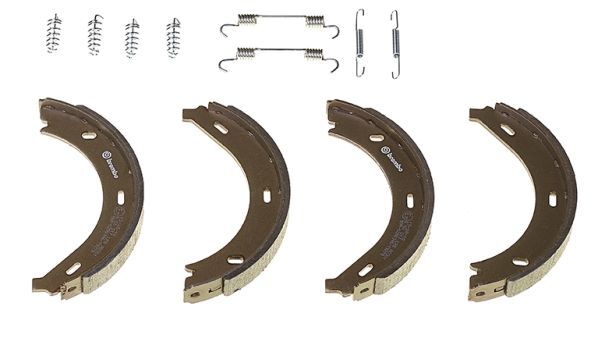 BREMBO, Jeu de mâchoires de frein, frein de stationnement