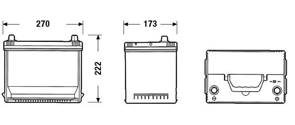 CENTRA, Batterie de démarrage