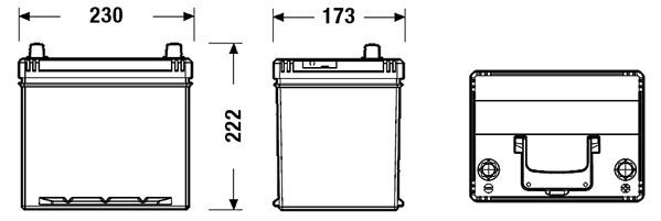 CENTRA, Batterie de démarrage