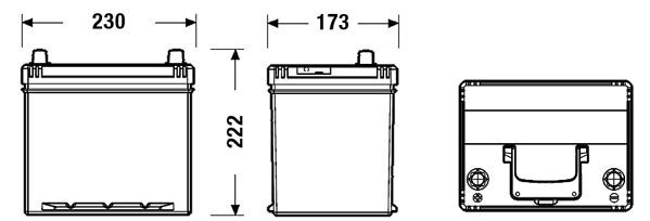 CENTRA, Batterie de démarrage