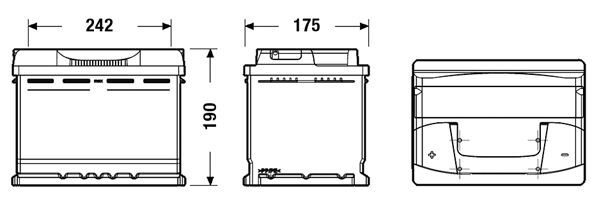 CENTRA, Batterie de démarrage