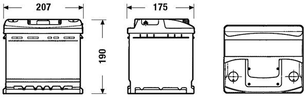 CENTRA, Batterie de démarrage