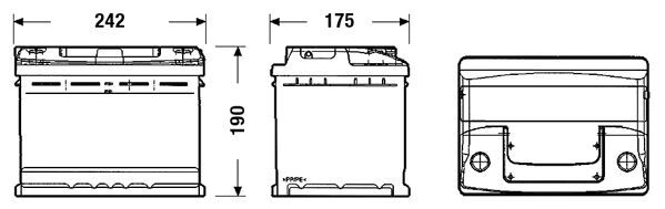 CENTRA, Batterie de démarrage