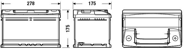 CENTRA, Batterie de démarrage