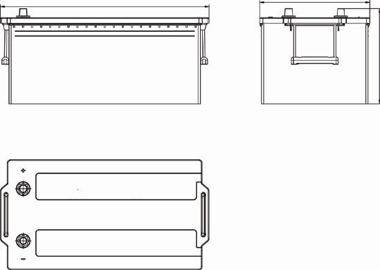 CENTRA, Batterie de démarrage