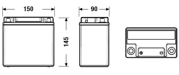 CENTRA, Batterie de démarrage