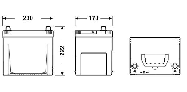 EXIDE, Batterie de démarrage