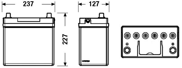 EXIDE, Batterie de démarrage