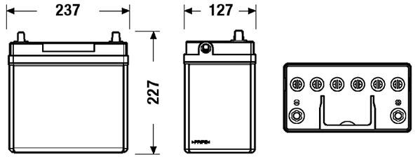 EXIDE, Batterie de démarrage