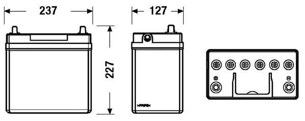 EXIDE, Batterie de démarrage