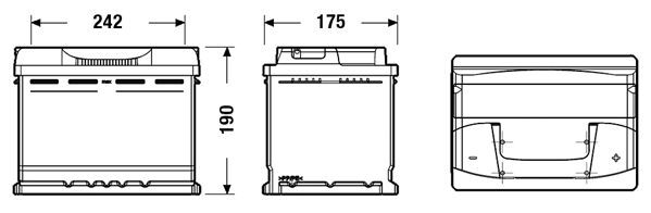 EXIDE, Batterie de démarrage