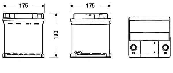 EXIDE, Batterie de démarrage