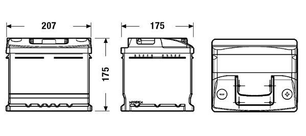 EXIDE, Batterie de démarrage