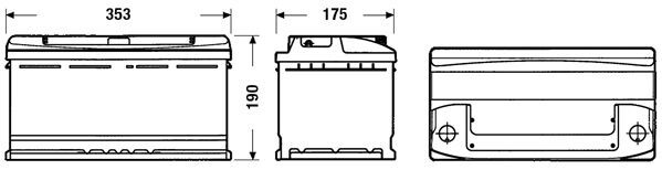 EXIDE, Batterie de démarrage