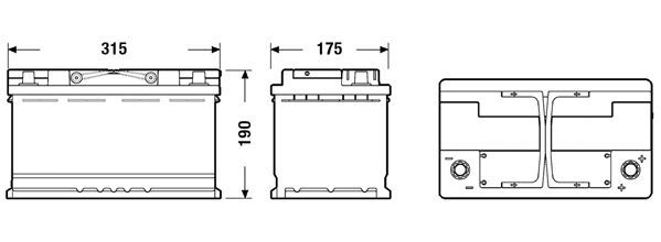 EXIDE, Batterie de démarrage