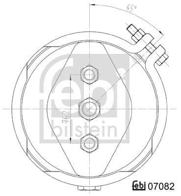 FEBI BILSTEIN, Cylindre de frein à diaphragme