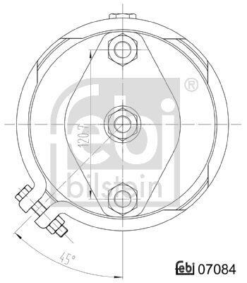 FEBI BILSTEIN, Cylindre de frein à diaphragme