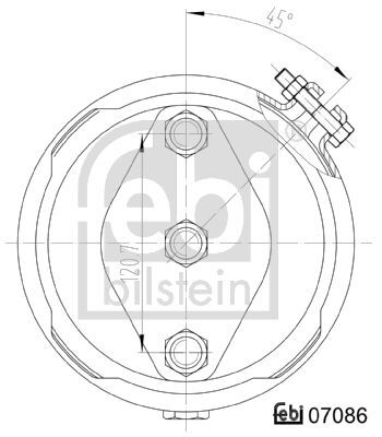 FEBI BILSTEIN, Cylindre de frein à diaphragme