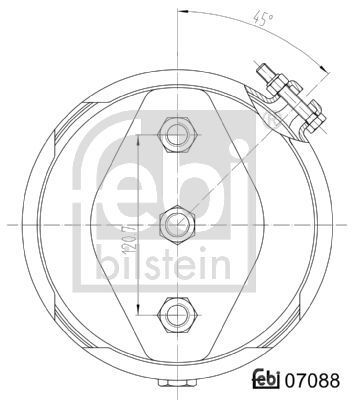 FEBI BILSTEIN, Cylindre de frein à diaphragme