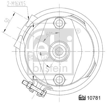 FEBI BILSTEIN, Cylindre de frein à diaphragme