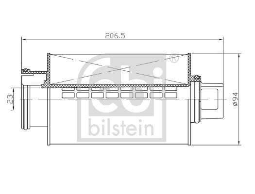 FEBI BILSTEIN, Filtre, ventilation du carter-moteur