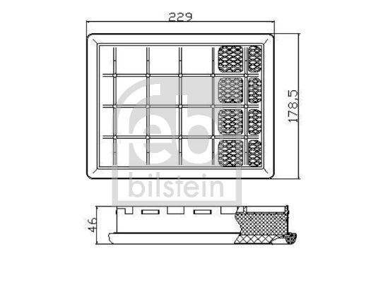 FEBI BILSTEIN, Filtre, ventilation du carter-moteur