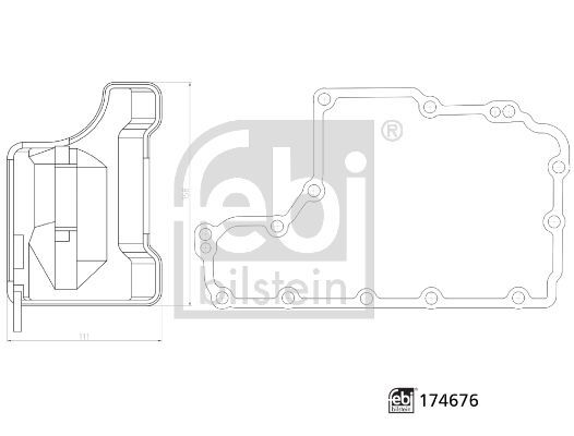 FEBI BILSTEIN, Kit de filtre hydraulique, boîte automatique