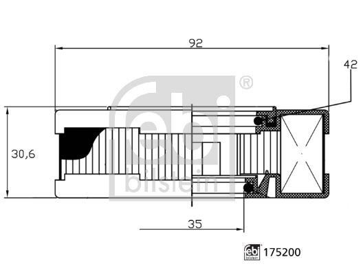 FEBI BILSTEIN, Filtre, ventilation du carter-moteur