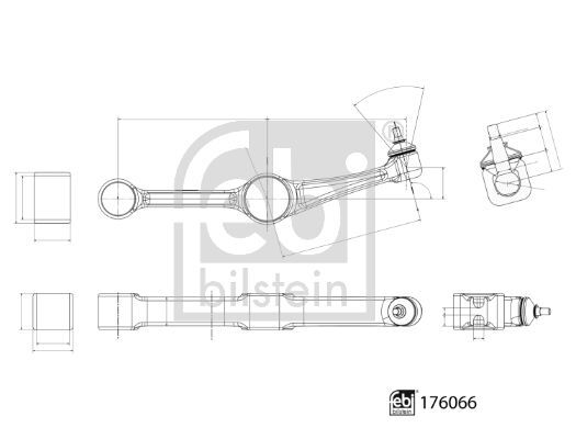 FEBI BILSTEIN, Bras de liaison, suspension de roue