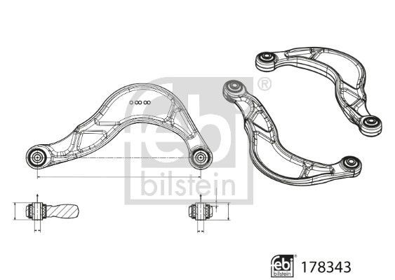 FEBI BILSTEIN, Bras de liaison, suspension de roue